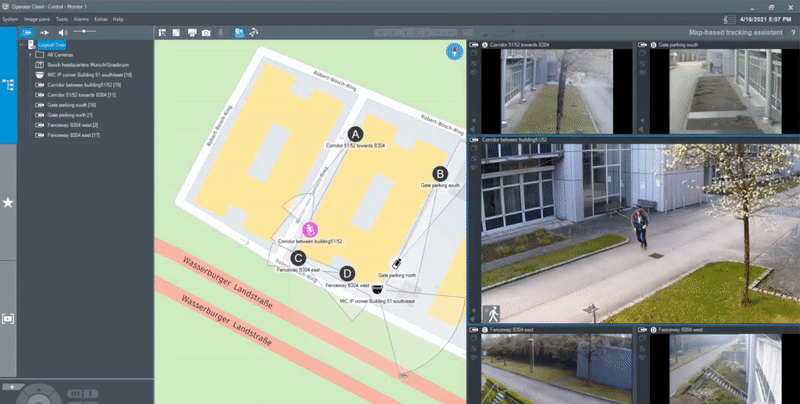 Map based Tracking Bosch Video Management System BVMS 11 Launched